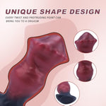 Huge Horse Butt Plug Silicone Anal Plug Prostate Massager, Big Butt Plug Wearable Giant Anal Fantasy Toy, Massive Butt Plug Training Soft Anal Stretcher Trainer For Men And Women (Red, M)