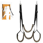 Leopard Print Fitness Door Swing For Couples - Adjustable Sex Swing Indoor Portable Swing (300Lbs) (Gold)