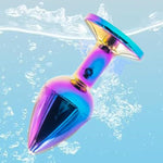 3 Piece Metal Anal Plug Sex Toys, Anal Bead Aluminum Butt Plug Set With Jeweled Base, Anal Beads Prostate Massage Sex Toys, Adult Toys For Adults Beginners To Advanced Male Female Toys Set