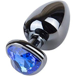 Heart Shaped Stainless Steel Anal Butt Plugs Anal Trainer Sex Toys, Personal Massager