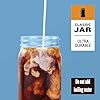 Glass Mason Jar Pitcher with Lid - Wide Mouth, 2 Quart (64 oz) - Heavy Duty, Leak Proof - Sun & Iced Tea Pitcher, Cold Brew Coffee, Breast Milk Storage, Water - Gray
