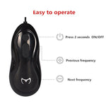 12-Frequency Remote Control Penis Head Vibrator Bullet Male Sex Toys
