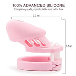 Silicone Cock Cage for Men - Chastity Devices with Breathable Design and Multiple Sizes