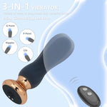 Mini Wand Massager for Women and Men - 10 Vibration Modes, Soft Silicone, Powerful G Spot Vibrator