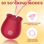 2025 Roses Toy Adult Toys For Women Rose Vibrating Massager With 10 Modes, Womens Rose Clitoral Nipple Stimulator Viboators Rose Red Toys With Magnetic Charger