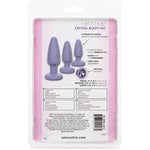 First Time Crystal Booty Kit Anal Butt Plug Toy Set Of 3 - Purple Se-0004-40-2
