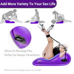 Sex Pillow With Sexy Curve - Inflatable Velvety, Sex Toys Sex Sofa For Position Support, Couples Sex Toys Bdsm Furniture With Handle, Sex Furniture For Bedroom, Sex Chair Cushion Adult Toys