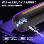 Automatic Male Masturbator Sex Toys For Men - Adult Male Pussy Sex Toys With 6 Thrusting & Rotating,Penis Pump Pocket Pussy Sex Machine With 3D Textured,Hands Free Blowjob Toy Mens Sex Toy Electric