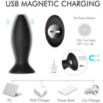 Anal Sex Toy Vibrator,3Pcs Vibrating Anal Butt Plug Training Kit, Remote Control 9 Vibration Modes Adult Anal Sex Toys Vibrators With Suction Cup Base For Male, Female And Beginner Black