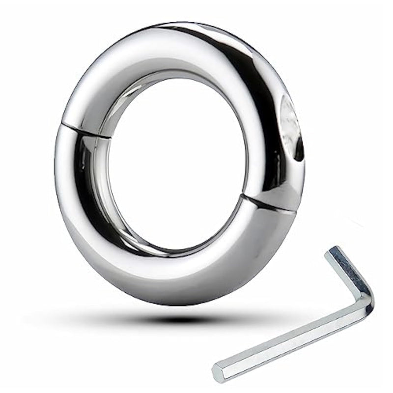Stainless Steel Penis Ring for Men - Adjustable Sizes and Durable Design