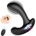 2 In 1 Prostate Vibrating Inflatable Anal Plug - Anal Vibrator Sex Toy With 10 Vibration Mode Remote Control G-Spot Vibrators For Woman Prostate Stimulator Massager For Man
