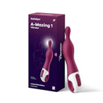 A-Mazing 1 Vibrator Sex Toy | Adult Toys For Women | Best A-Spot Stimulation Vibrator | Vibrating Sexual Pleasure Device | Stimulation Vibrators | Woman Sextoy (Berry)