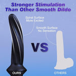 6" Suction Cup Dildo – Soft Silicone, Slim & Smooth For Beginner Anal Play, Prostate Dildo & Fantasy Toy, Small Butt Plug For Men, Women & Couples, Black