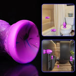 Big Anal Butt Plug Sex Toys Soft Silicone Anal Plug Adult Sex Products With Leaf Texture And Suction Cup Base For Wen Women Prostate Stimulation And Pleasure (L)