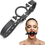Sm Gag With Chain Mouth Gag With Nipple Clamps Adjustable Ball Gag Bondage Flirting Game Fetish Sex Erotic Sex Toy Extreme Mouth Opening Gag