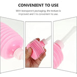 Enema Bulb Syringe,Vaginal Cleaner Enema Cleanser& Vaginal Douche 200Ml Capacity For Personal Health (Pink)