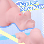Mini Sex Doll Male Masturbator, 3.3 Lbs Female Torso Sex Dolls With Realistic Vaginal Anal Boobs, Adult Sex Toy With Big Belly And Ass, Lifelike Love Doll Pocket Pussy For Men