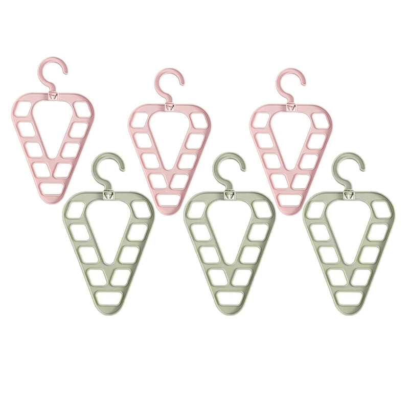 Magic Hangers Space Saving Clothes Hanger, 6-Pack Multifunctional Closet Organiz