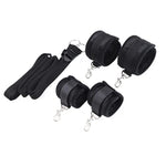 Sex Bondage Wrist & Thigh Cuffs Bdsm Restraints Set, Sex Toys With Adjustable Leg Straps Handcuffs For Couple Beginner Sm Game Play Bondage Gear & Accessories