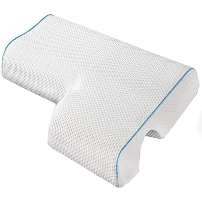 Arched Cuddle Pillow,Couples Pillow With Slow Rebound And Breathable Memory Foam,Couple Cuddle Sleep For Anti Pressure Hand (Left)