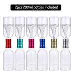 Tornado Maker, Weather Toys, Ultra-Light Aluminum Connecting Tube, Including 2 Empty Bottles, Watertight Tornado Toy, Suitable For Kids' Science Experiments (Green)
