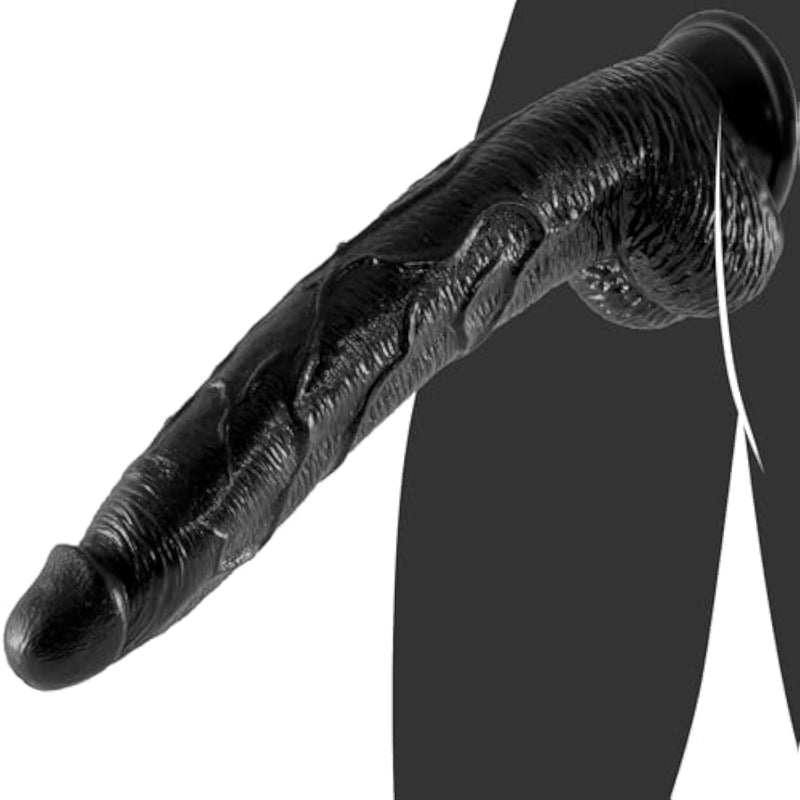 12 Inch Huge Long Big Black Dildo?Large Realistic Anal Dildos Bbc Dildo With Strong Suction Cup For G Spot Stimulator,Thick Dildos Lifelike Fake Penis Sex Toys For Men Women Couple