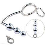 Multifunctional Anal Plug With Penis Ring Anal Trainer Metal Stainless Steel Anal Butt Plug Adult Sexy Toys For Women,Men & Beginners