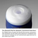 Tenga TOC-202PT Premium Tenga Soft Case Cup Male Masturbator Cup with Powerful Suction,Blue (Pack of 2)