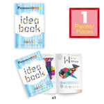 PicassoTiles Magnetic Tile Building Idea Book 230 Pages Illustrated Design Guide with 300 Creative Builds for Kids STEM Learning Creativity and Brain Development Educational Toy Ages 3 Plus PTIDEABOOK