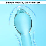 3 Pcs Glass Butt Plug Training Kit for Beginners (Clear)