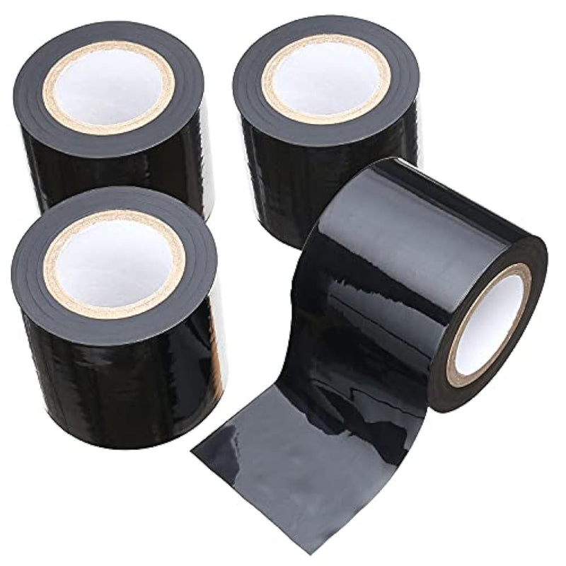 Store Fetish Sm Adult Toy Sex Restraint Bondage Tape Static Electrostatic Tape (4 Pcs-Black)