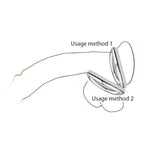 Metal Cock Ring Metal Penis Ring Testicle Ring Arc Ring Without Edges Sexual Stimulation Device Prolonged Erection Sex Toy For Men (2“Large)
