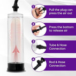 Men'S Vacuum Pump Plus Pump Men'S Enhanced Growth Pump 81B3A Pen Cup Stable Professional Set Solid Vacuum Pump Home Performance Pump Transparent