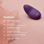 Lily 3 Mini Vibrator For Women Discreet Vibrator Mini Bullet Vibrator With 10 Pleasure Settings Waterproof Vibrator Design, Calm Lavender