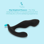 Rocker Anal Plug - Prostate Rocking Butt Plug, Silicone Anal Toys For Adults - Black