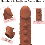 Silicone Penis Extenders,Male Extender Sleeve For Enhanced Erection,Penis Enlarger,Penisen Extendors