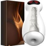 Automatic Sucking Male Masturbators - Upgraded 7 Vibration & Suction Hands Free Pocket Pussy Male Stroker With 3D Realistic Textured, Mens Masturbators Adult Male Sex Toys