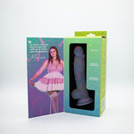Natalie'S Toy Box Cock-A-Palooza Confetti Silicone Suction Dildo, 5.25" Insertable Length, Waterproof, Strap-On Harness Compatible, Vaginal & Anal Stimulation, Adult Sex Toy