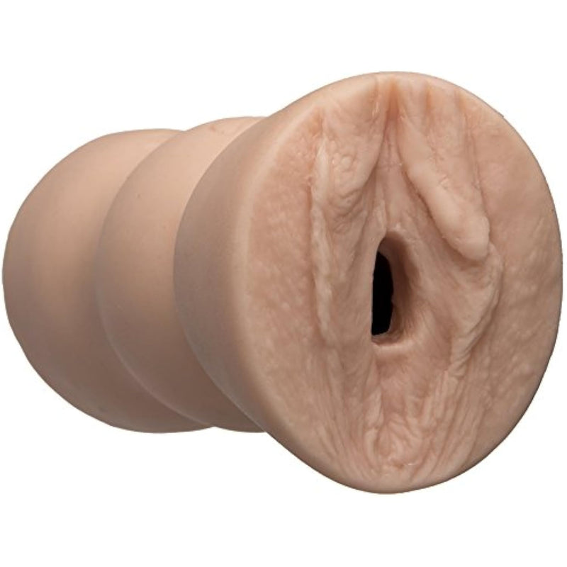 Doc Johnson Signature Strokers - Sophia Rossi - ULTRASKYN Pocket Pal - Open-Ended Stroker - Pussy, Vanilla