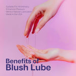 - Blush Lube – Water-Based Personal Sex Lubricant (2.0 Fl. Oz) – Toy-Safe Intimacy Item For Men, Women & Couples – Sensitive Skin Friendly & Condom Compatible