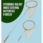 Kids' Bug Catching Kit - Complete Insect Exploration Set With Habitat, Extendable Net, Magnifying Tools & Carry Strap - Educational Outdoor Adventure Gift