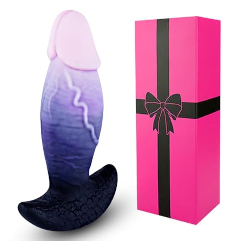 7" Soft Silicone Realistic Large Thick Dildo Butt Plug, Wearable Fantasy Monster Xl Anal Plug For Advanced, Realistic Thick Anal Trainer, Lifelike Glans Monster Horse Dildo Sex Toys For Men Women