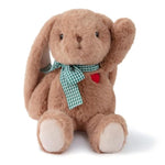 Small Bunny Plush With Heart Cute Brown Rabbit Stuffed Animals Soft Stuffed Bear Plush Bear Plushie Toys Gifts For Girlfriend Boyfriend Kid