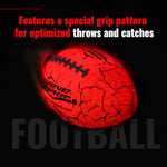 Led Light-Up Football - Glow In The Dark Football Games- Size 10.35 In. With Pump And Batteries Included | Perfect Football Game Gifts For Teen Boys Ages 7-15 Football Fans & Players