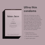 Ultra-Thin Condoms For Maximum Sensitivity - Unique Hexagon Shape For A Stronger And Barely-There Feeling - Lightly Lubricated Natural Latex Condoms - 2 Pack, 16 Count