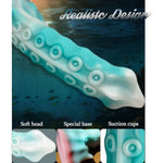 Monster Tentacle Dildo Adult Sex Toy- 8 Inch Silicone Dildo For Vaginal G-Spot Or Anal Play,Thick Realistic Penis & Prostate Massager With Suction Cup For Hands-Free Play For Men Women Couples