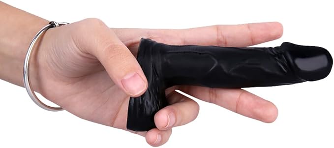 4.3 Inches Realistic Dildo For Beginners, Anal Dildos Lifelike Fake Penis For Women/Men/Gay, Adult Sex Toys For G Spot Stimulator Anal Plug Training Sets (4.3" Black)