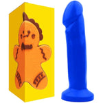 7.4 Inch Realistic Silicone Dildo, Body-Safe Material Huge Dildos For G Spot And Vaginal Stimulation With Strong Suction Cup, Anal Sex Toys For Women And Men(Blue)