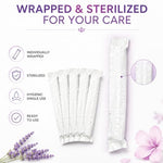 Disposable Vaginal Cream Applicators 15 Pack, Individually Wrapped Soft Tip