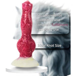 8.5 Inch Dog Dildo, Knot Dildo, Doggy Dildos Red Fantasy Dildo Suction Cup, Furry Dildo, Monster, Animal Dildo, Knotted Dildo, Dildo With Knot, Anal Dildo, Alien Dildo, Realistic Wolf Dildo, G-Spot